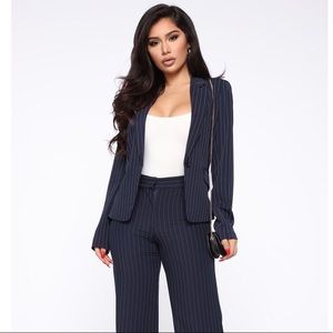 Fashion Nova Pinstripe Blazer
